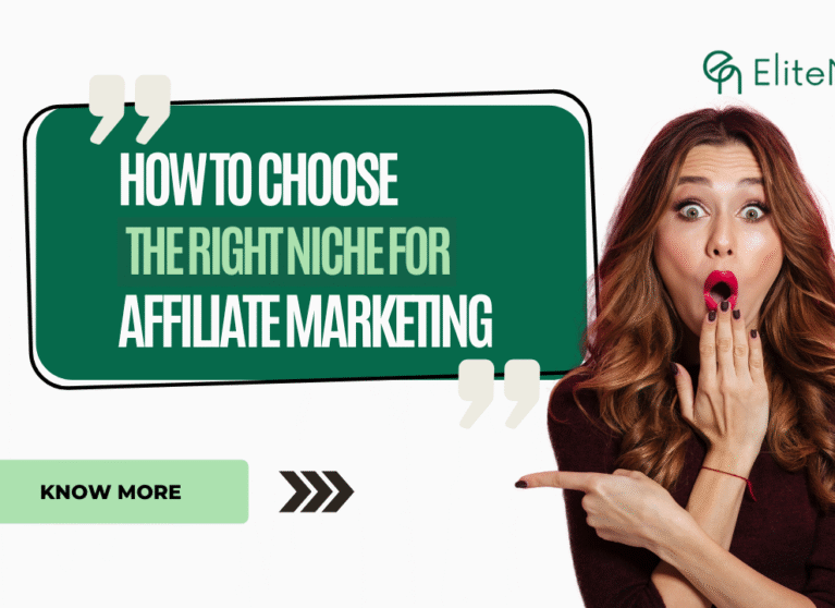 How to choose the right Niche for Affiliate Marketing