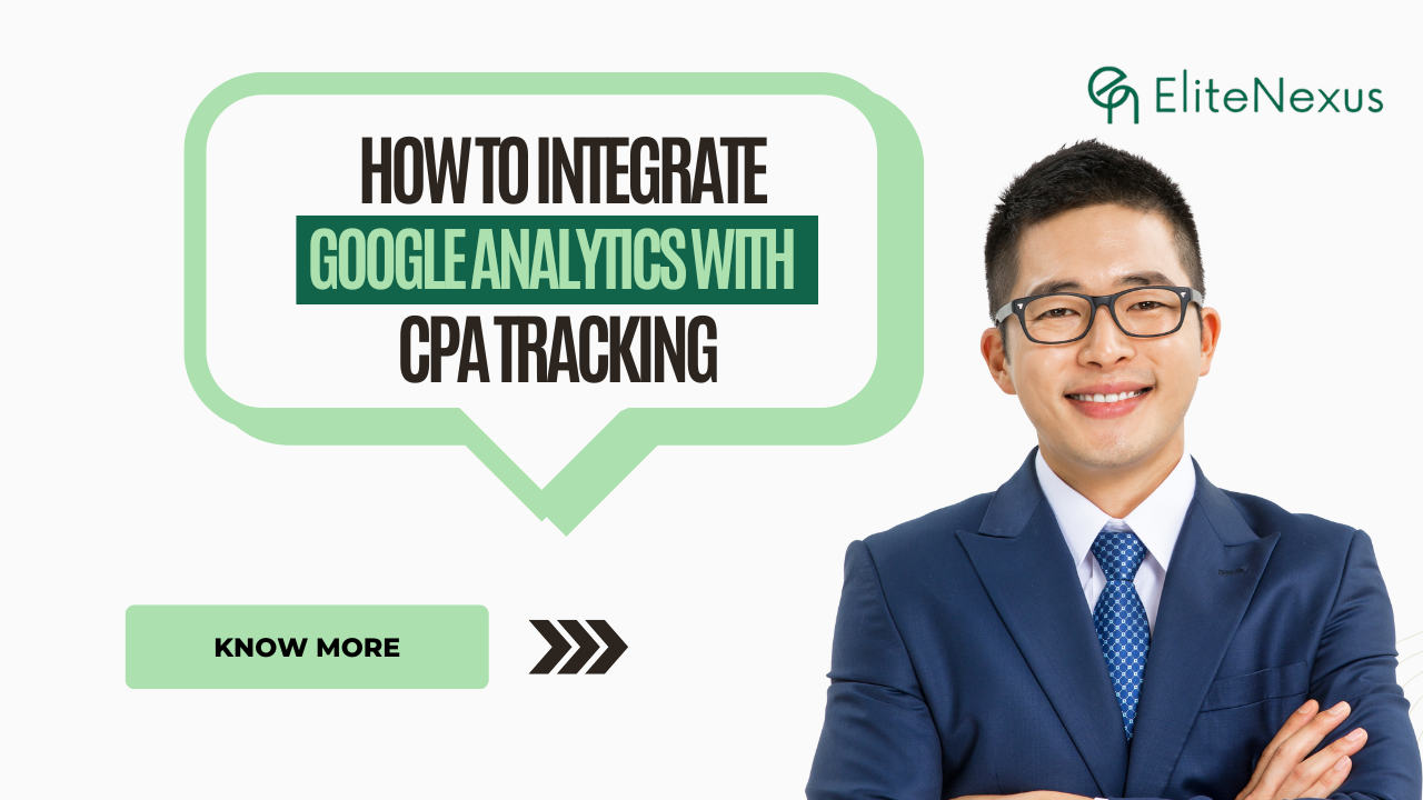 How to integrate google analytics with CPA tracking